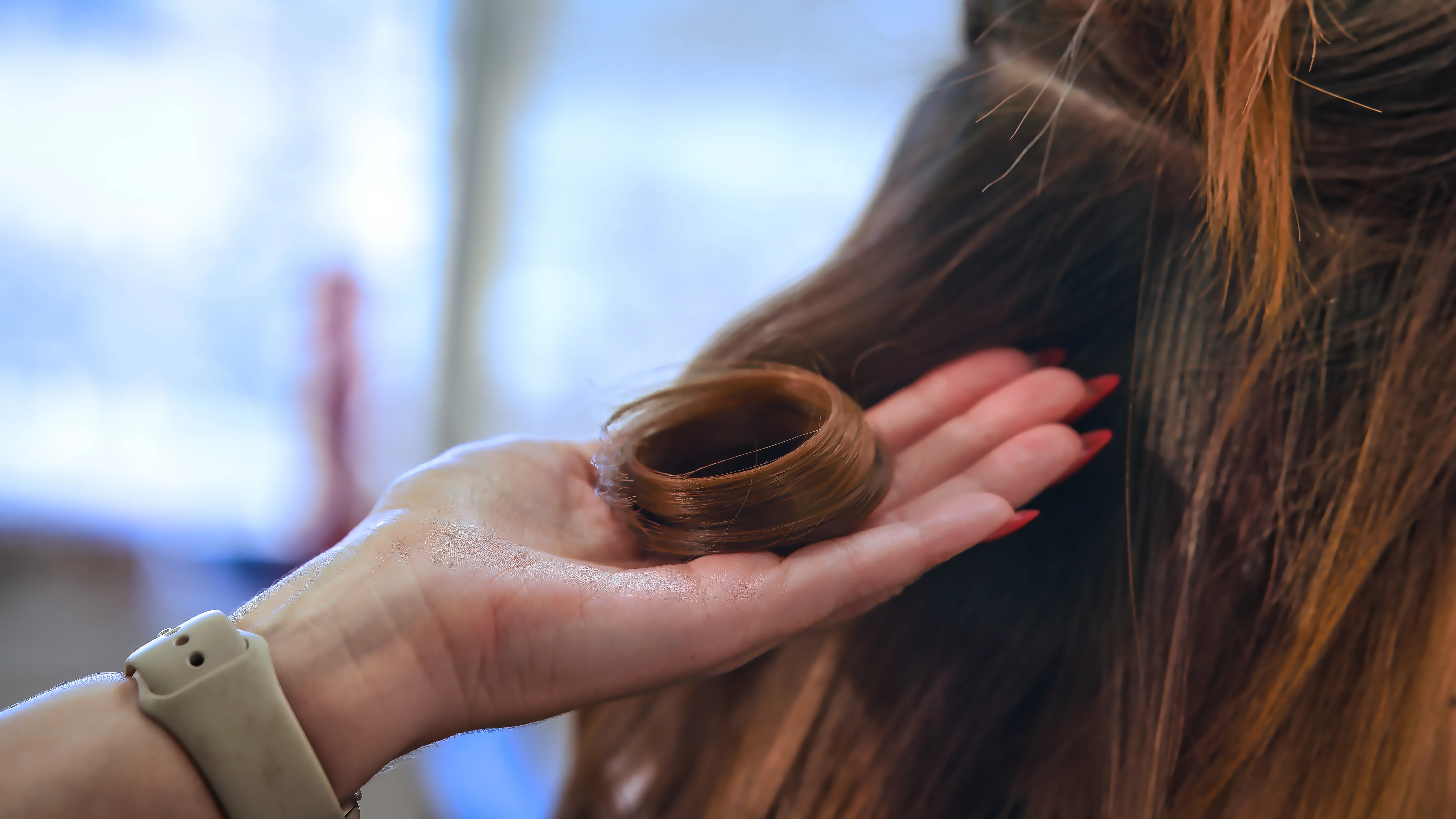 Hair Curl Hand Landscape