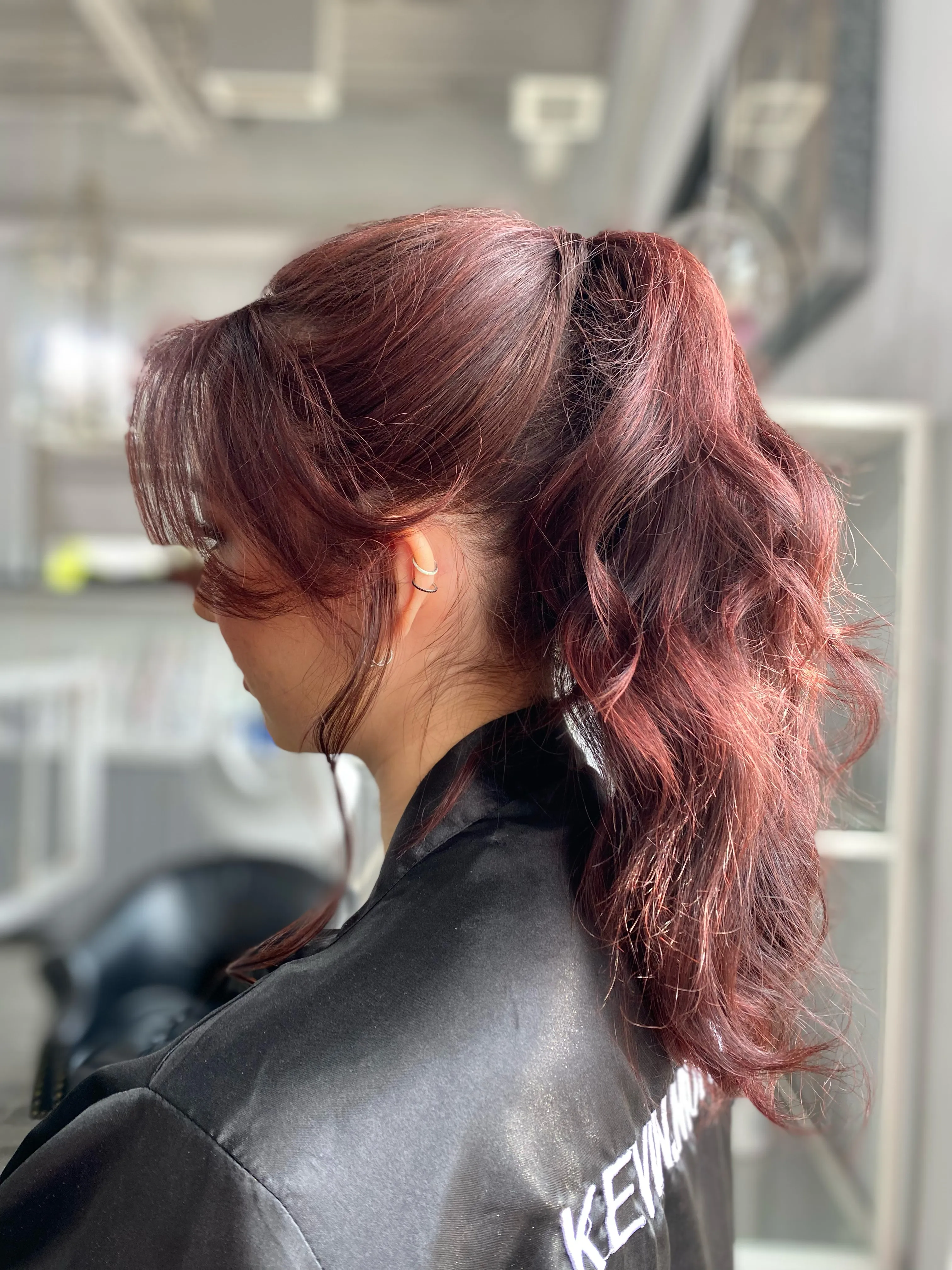 Red2 Long Hair Tied Side